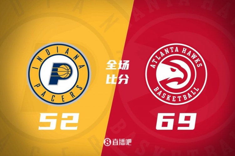 半场战报:特雷-杨26分 奥孔武10分8板3帽 老鹰领先步行者17分